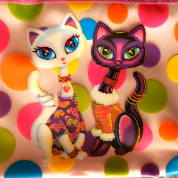 Vintage Lisa Frank Roxi Rollie Zipper Wallet Rare - Picture 1 of 8